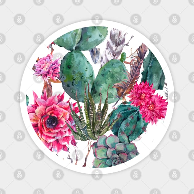 Cactus texture Magnet by GreekTavern